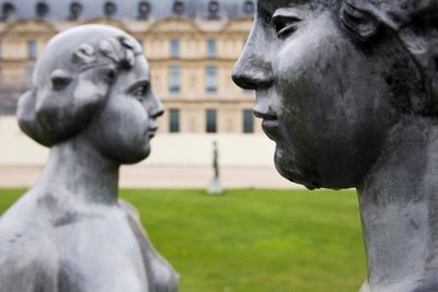 The Three Nymphs (detail) by Aristide Maillol